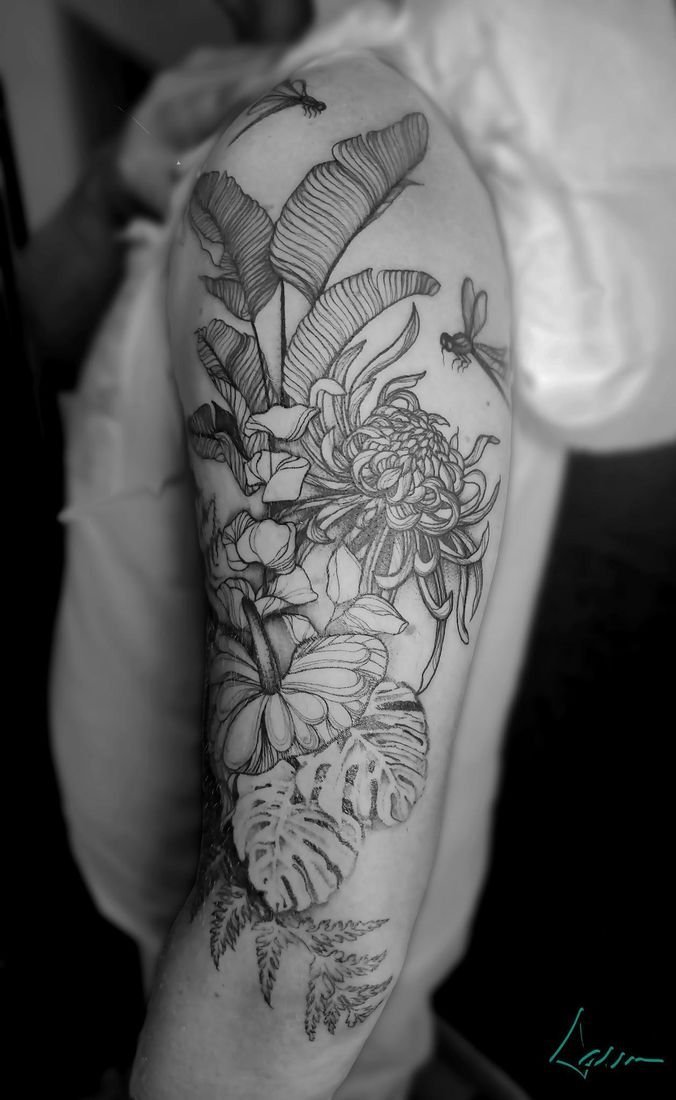 Tatuaż — Botaniczny